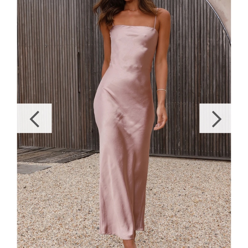 Billy J Keira Maxi Dress - Dusty Pink (small)